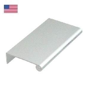 Aluminum Edge Pull 4″ Center to Center Brushed Brass Anodized Epco DP41-BBR-6