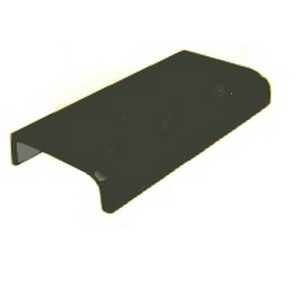Aluminum Edge Pull 1-7/8″ Center to Center Satin Black Anodized Epco DP43-BL