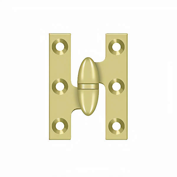 Deltana OK2015U3-L 2″ x 1.5″ Polished Brass Hinge