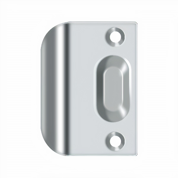 Deltana FLSP335U26 Polished Chrome Full Lip Strike Plate for Ball and Roller Catches