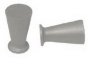 Sliding Door Knob 15/32″ Dia with Screws Satin Clear Anodized Epco GP20-A