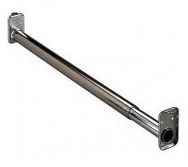 Adjustable Closet Rod 18″ – 30″ Zinc Knape and Vogt KV2 ZC 18