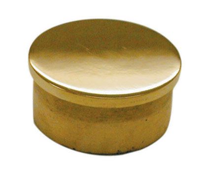 Lavi 00-600/2 2″ Polished Brass Flush End Cap