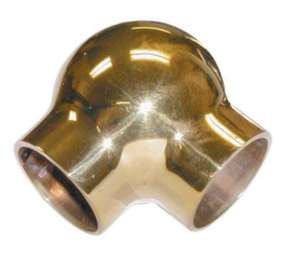 Lavi 00-702/2 2″ Polished Brass 90 Ball Elbow