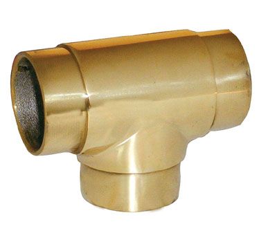 Lavi 00-734/1H 1-1/2″ Flush T-90 Polished Brass Fitting