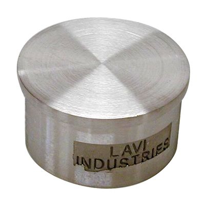 Lavi 44-600/1H 1.5″ Satin Stainless Steel Flush End Cap