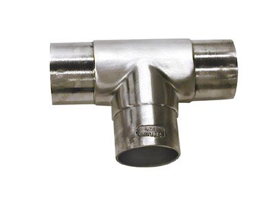 Lavi 44-734/2 2″ Satin Stainless Steel Flush Tee 90