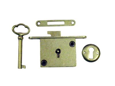National Lock C8384-KA-3 Furn Lock Full Mortise Chest Lid Hardware