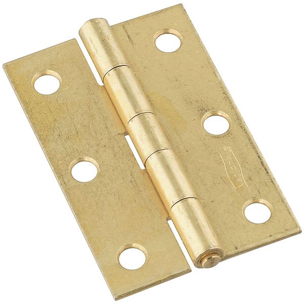 National N146-399 3″ x 2″ Narrow Satin Brass Hinge