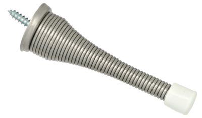 National N331-165 Satin Nickel Spring Door Stop – 2 Pack