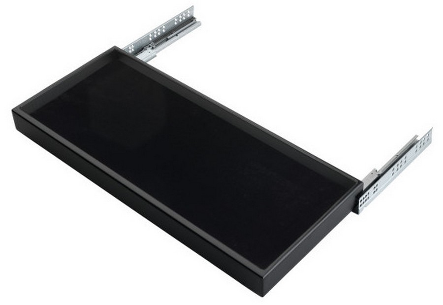 24″ Medium Undermount Jewelry Drawer Black Rev-A-Shelf CVJD-2414UM-1