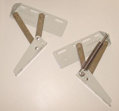 Selby S1404575W LiftUp Spring Lid Support Hinge – White