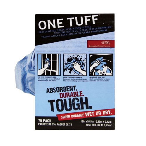 Trimaco 84075/4 One Tuff Wiper Fabric 12″x16.5″ – 75 Pack