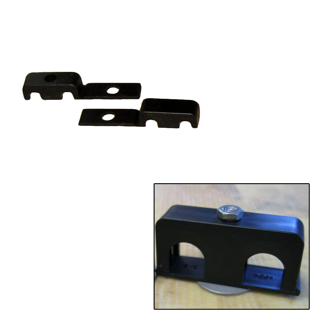 Weld Mount Double Poly Clamp f/1/4″ x 20 Studs – 1/4″ OD – Requires 0.75″ Stud – Qty. 25