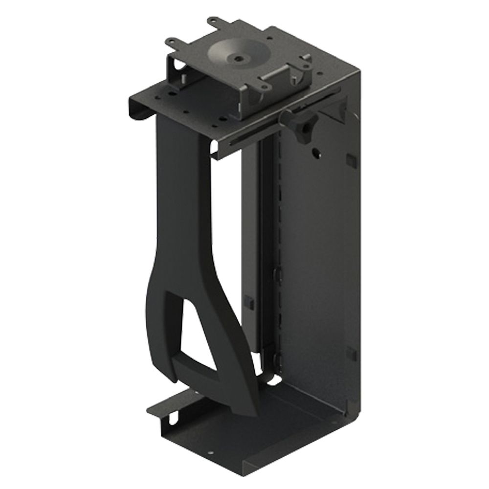 KV 7301D Fixed Non-Swivel Black CPU Holder